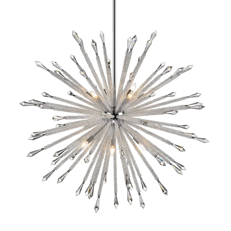 Z-Lite Soleia 12 Light 47″ Wide Crystal Sputnik Chandelier