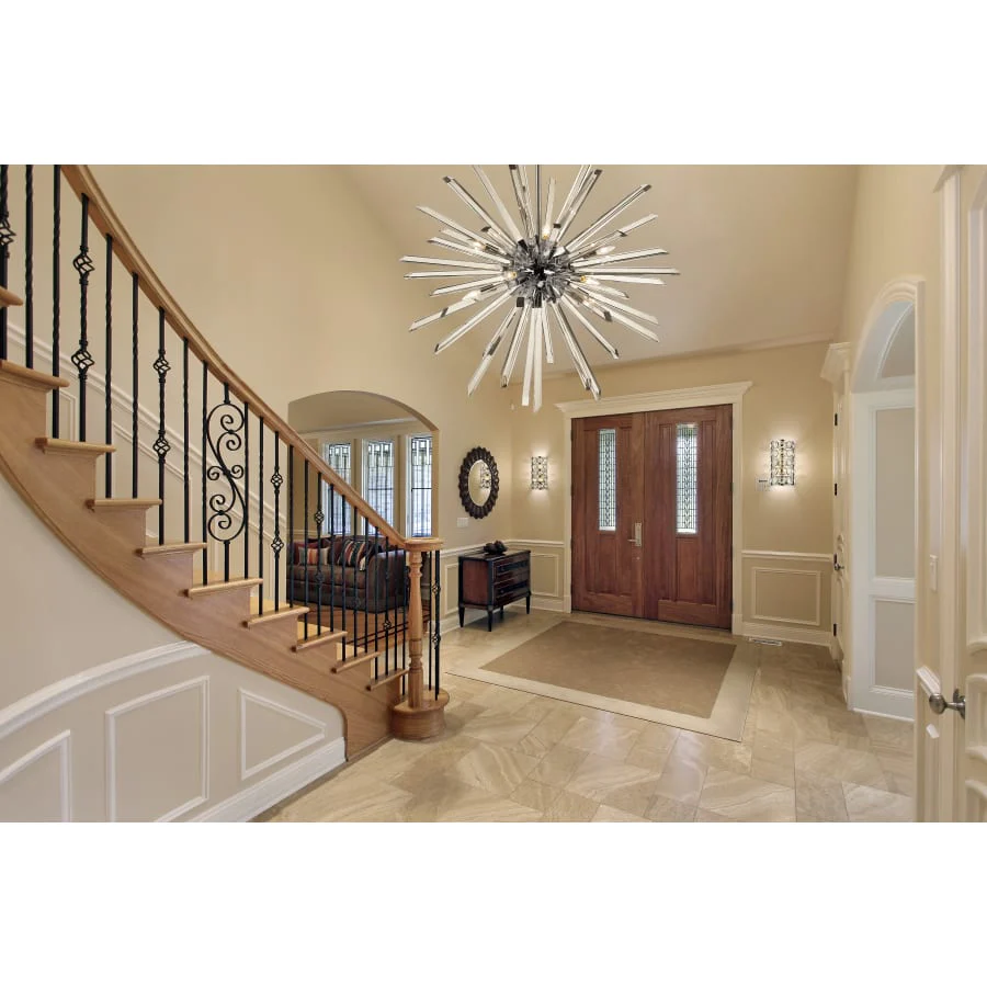 Z-Lite Burst 10 Light 42" Wide Crystal Sputnik Chandelier - Image 2