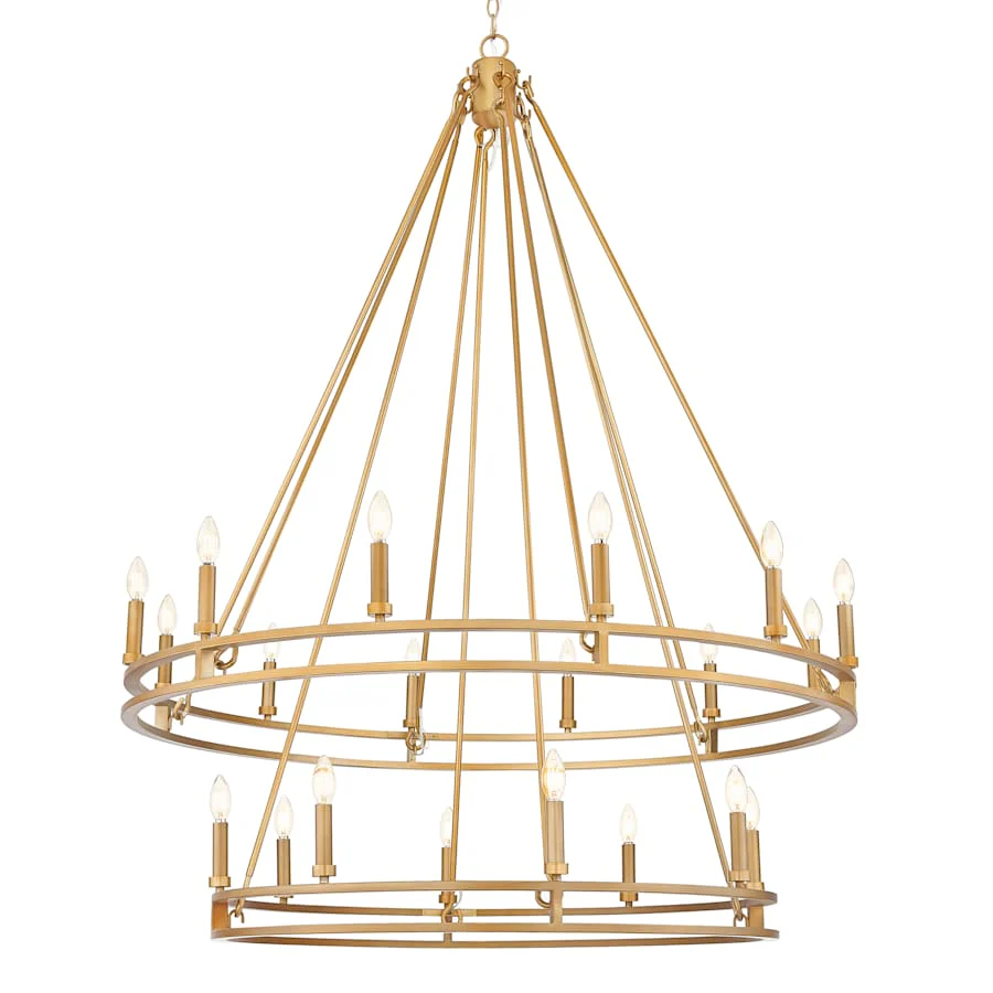 Z-Lite Dennison 20 Light 48" Wide Taper Candle Style Chandelier - Image 1