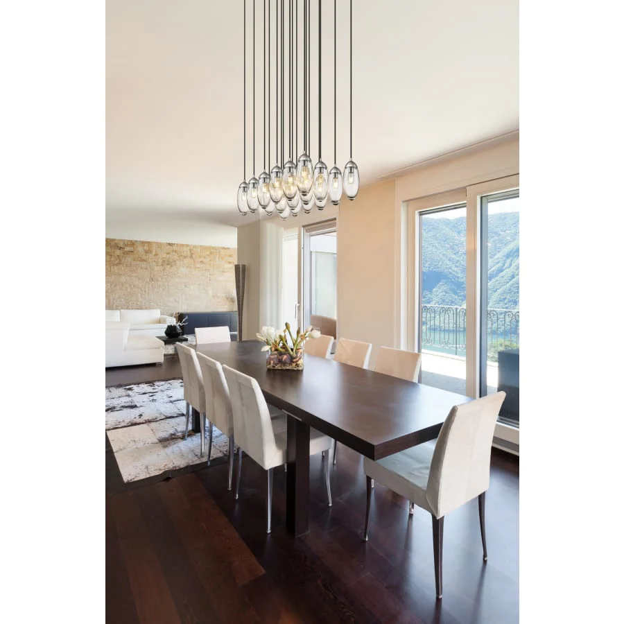 Z-Lite Arden 17 Light 42" Wide Suspension Linear Pendant - Image 2