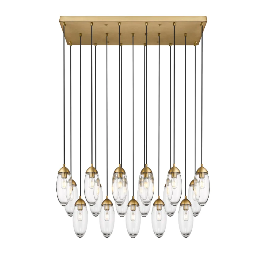 Z-Lite Arden 17 Light 42" Wide Suspension Linear Pendant - Image 1