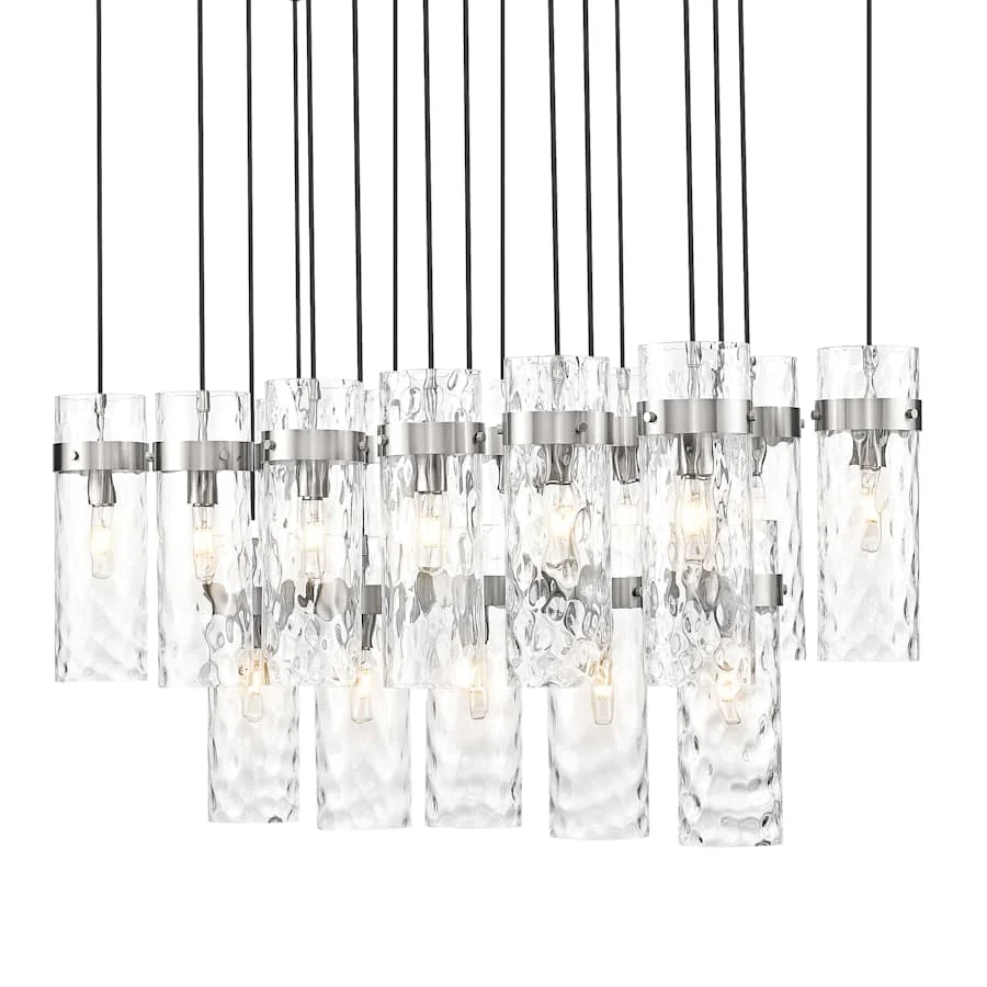 Z-Lite Fontaine 17 Light 44" Wide Linear Chandelier - Image 1