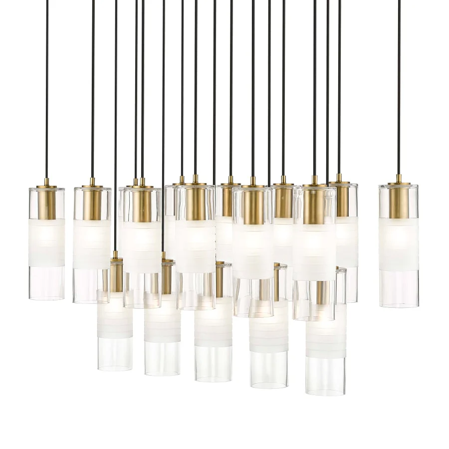 Z-Lite Alton 17 Light 42" Wide Linear Chandelier - Image 1