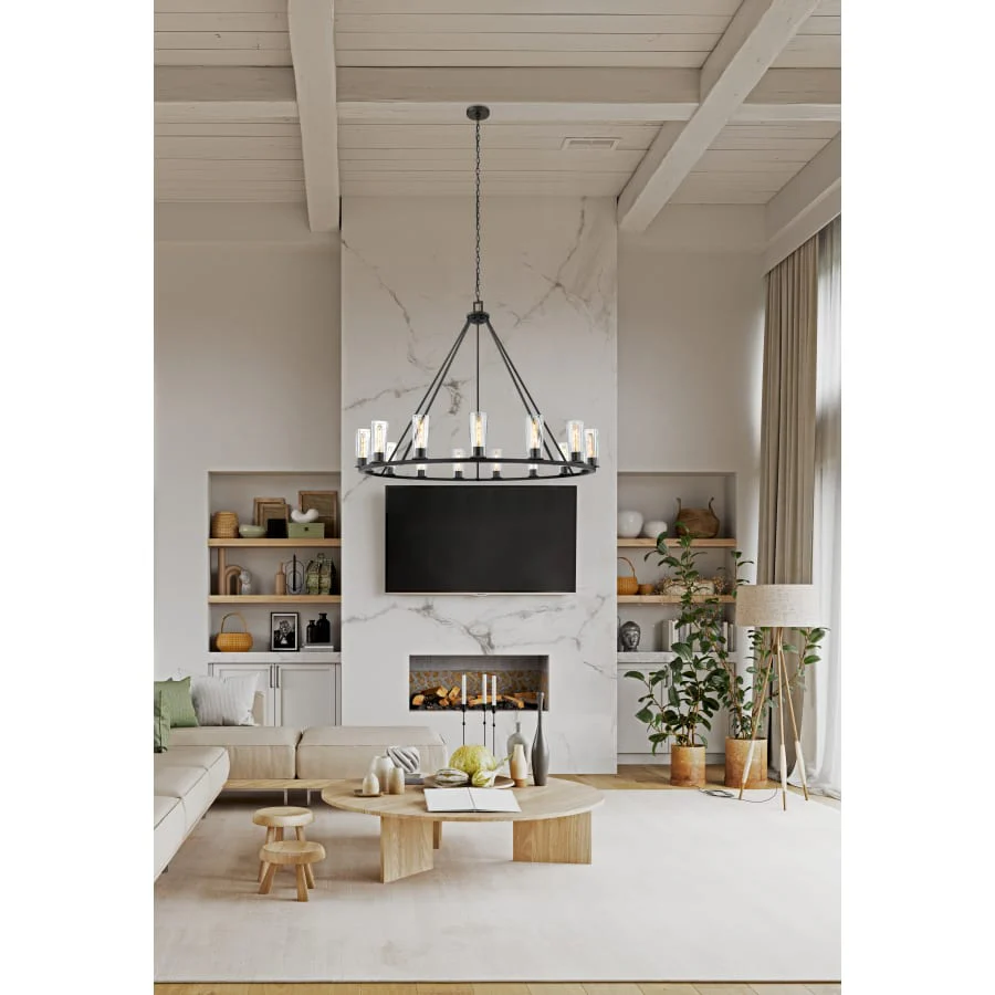 Z-Lite Titus 15 Light 63" Wide Candle Style Chandelier - Image 3