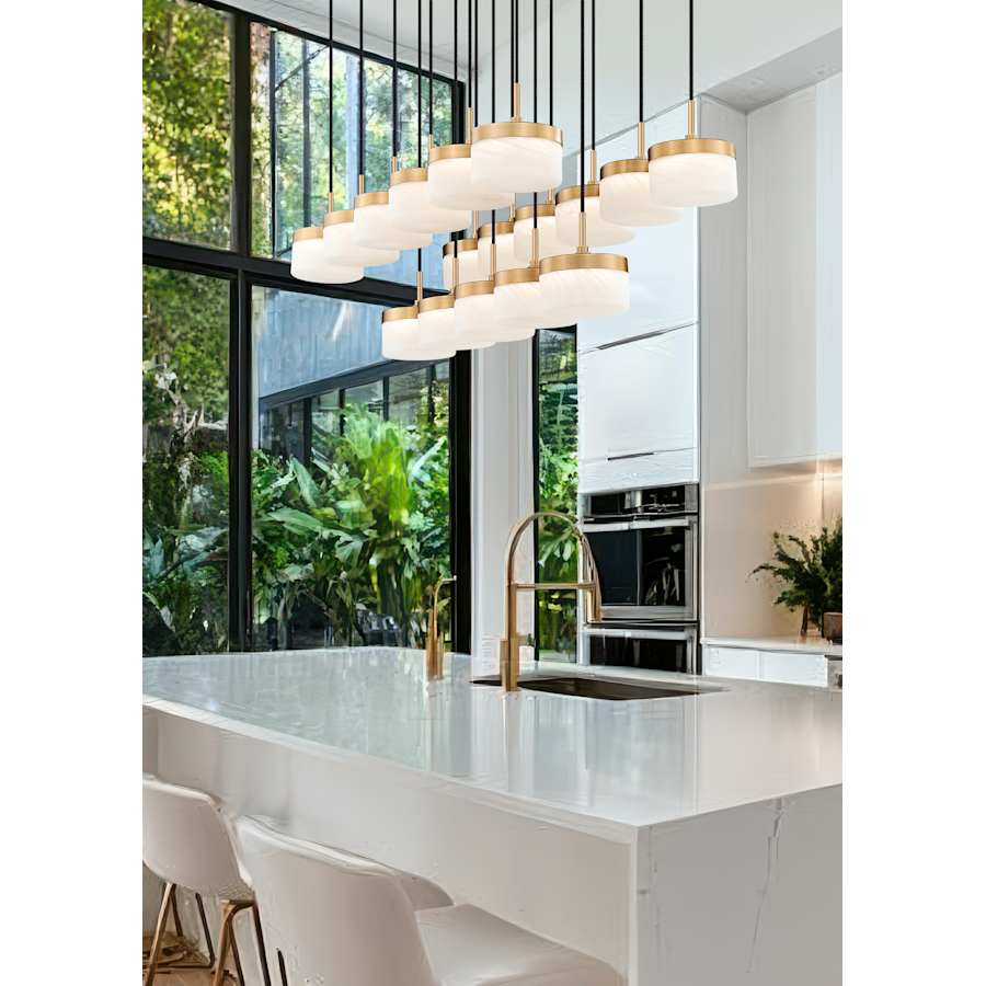 Z-Lite Renaud 47" Wide LED Multi Light Pendant - Image 3