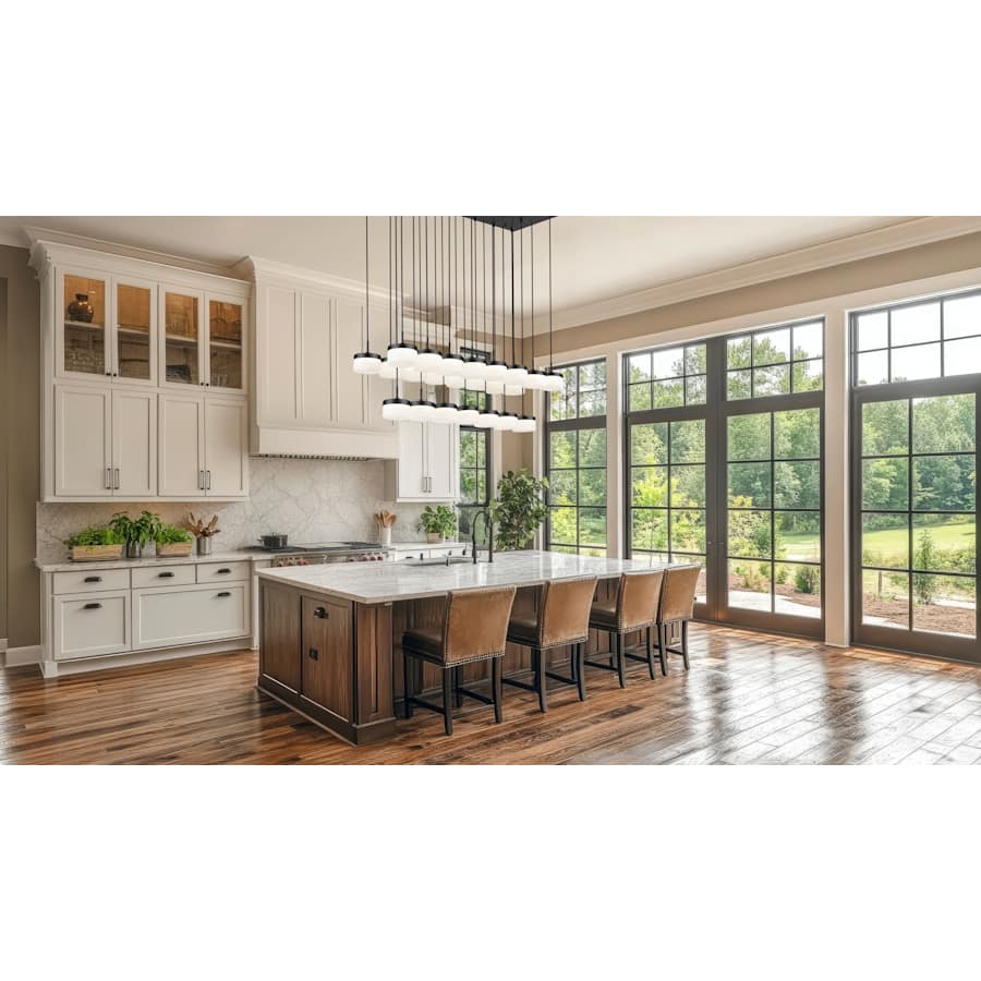 Z-Lite Renaud 59" Wide LED 23 Light Linear Pendant - Image 2