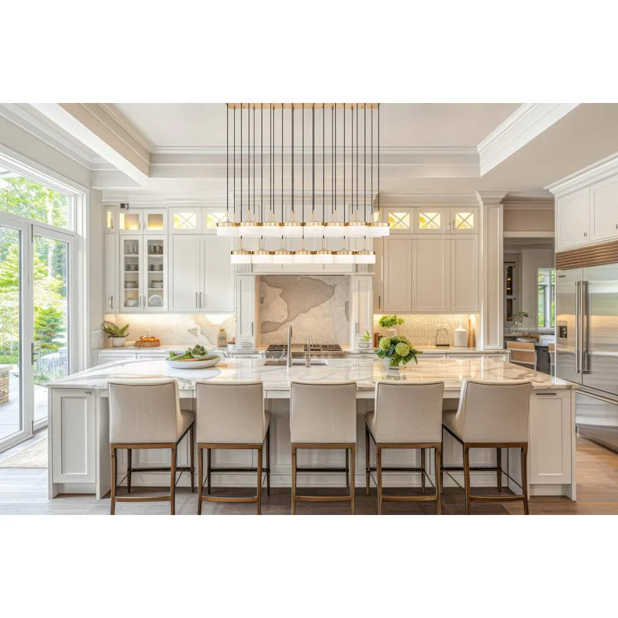 Z-Lite Renaud 59" Wide LED 23 Light Linear Pendant - Image 3