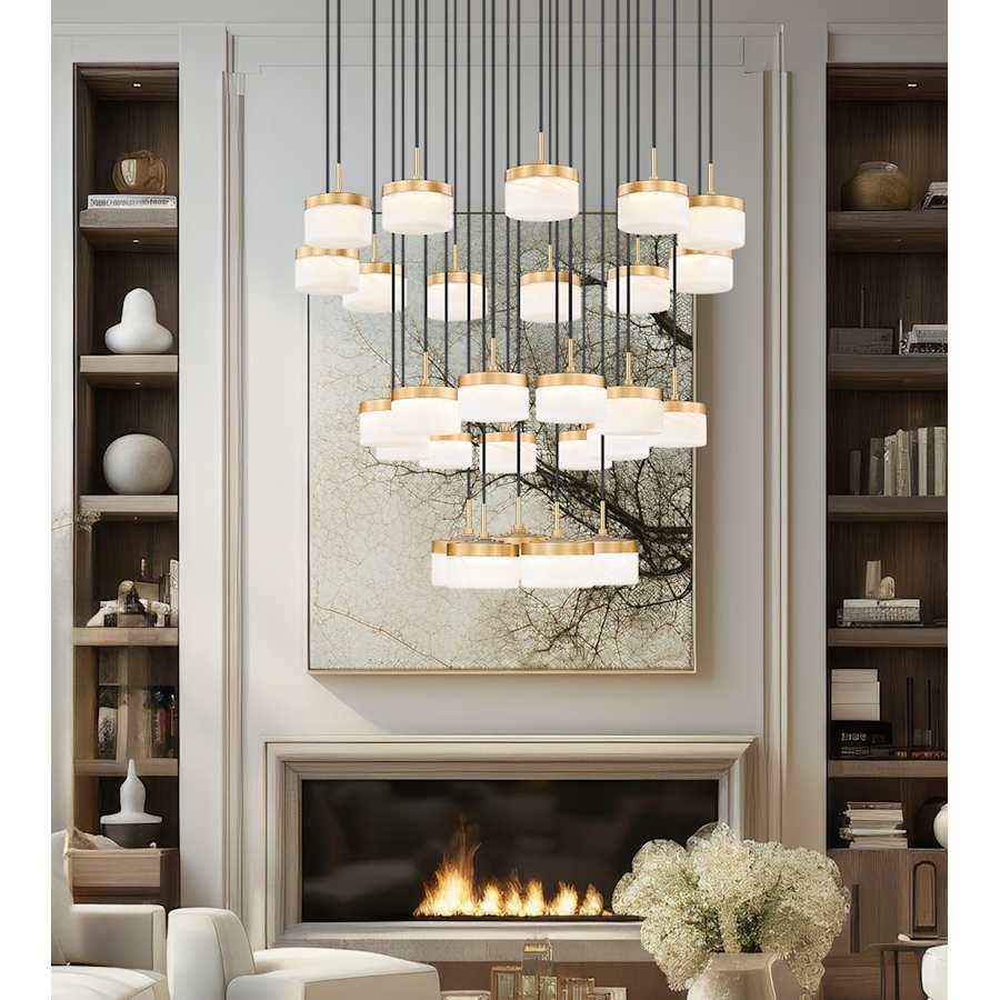 Z-Lite Renaud 41" Wide LED Multi Light Pendant - Image 3