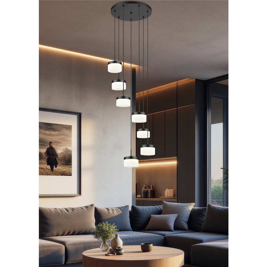 Z-Lite Renaud 21" Wide LED Multi Light Pendant - Image 2