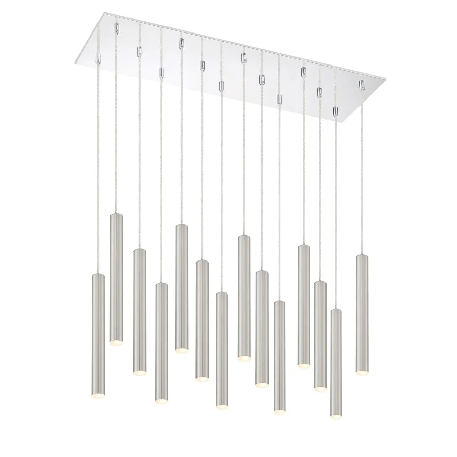 Z-Lite Forest 14 Light 32″ Wide LED Linear Pendant with 12″ Pendants