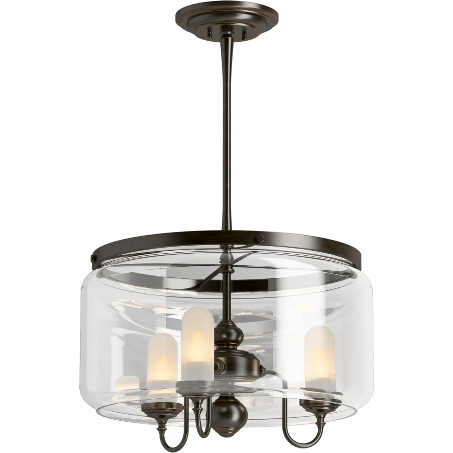 Kohler Lighting Artifacts 22" Wide 3 Light Chandelier - Image 1